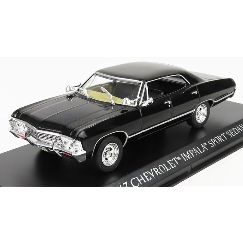 

GREENLIGHT chevrolet impala mini car 1/43 CHEVROLET IMPALA SPORT SEDAN 1967 (BLACK) [product]