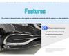 Maybach Style Mercedes E-Class E260L/E300L/E350L Front & Rear Bumper Trim & Grille Set
