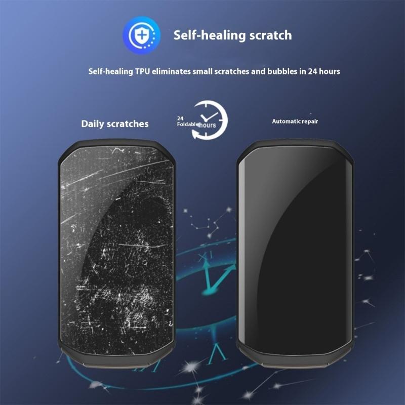 Hydrogel Film for 1050 Screen Protector Scratch Clear Full Coverage Soft Protective Film Bike Computer Accessories