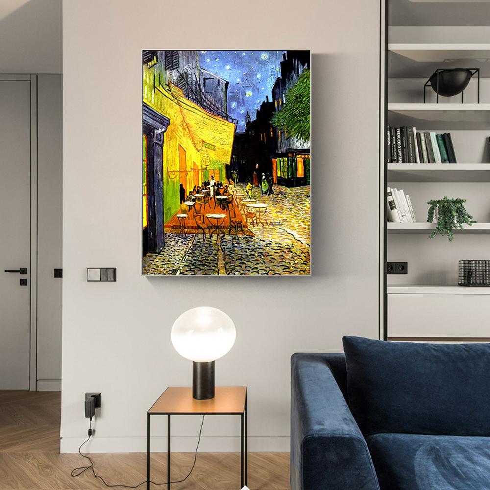 Natural Landscape HD Print Van Gogh Masterpiece Poster Starry Sky Sunflower Canvas Painting Modern Home Decor Wall Art Picture