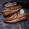 Moda Nuova Moda Designer Uomo Punta Fibbia Nera Metallica Scarpe Basse Oxford Scarpe Casual Abito da Sposa Festa di Maturità Zapatos Hombre