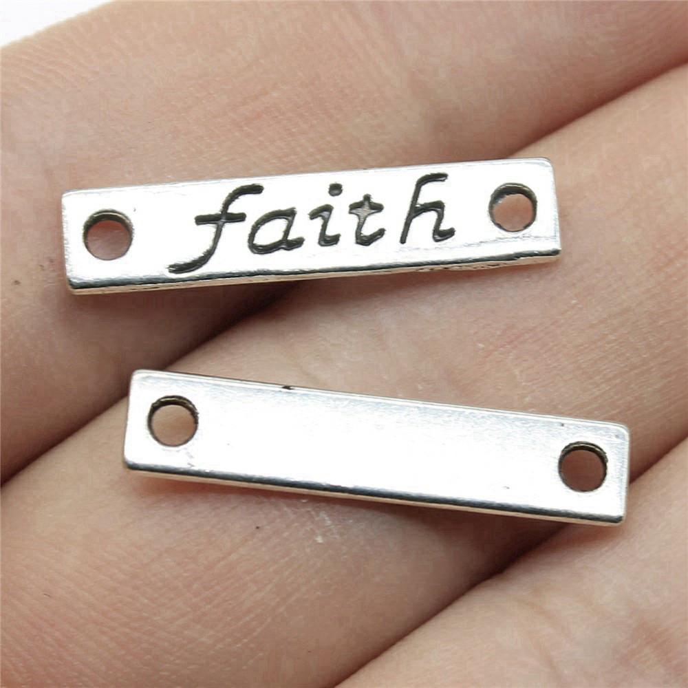 

Accessories Parts Tags Connector Letters Kids Jewelry Materials QA050 A17-10pcs-25x5mm