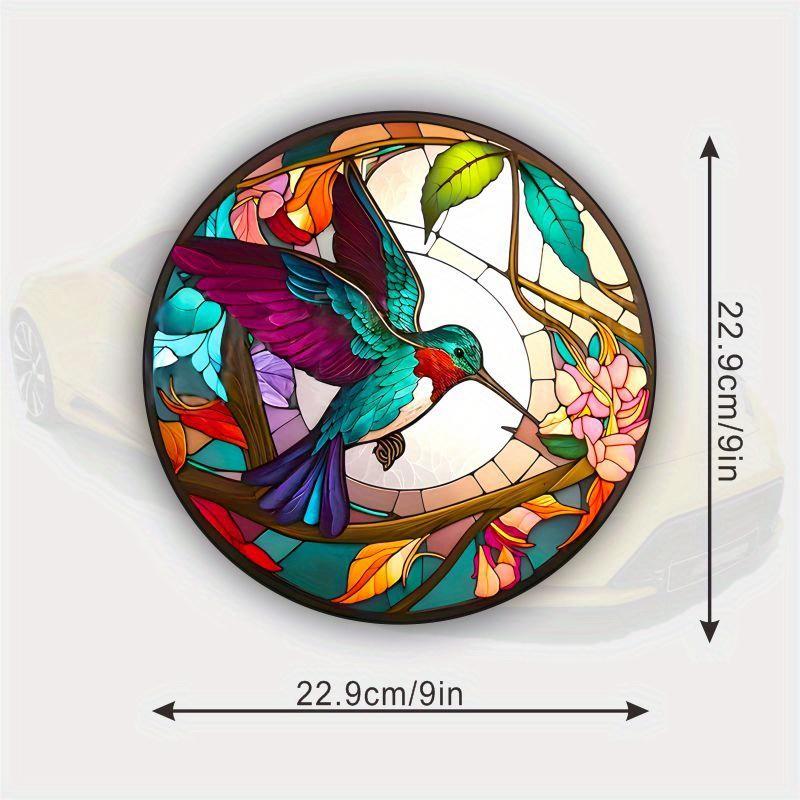

Flying Hummingbird Anti-collision Car RV Home Decoration Static Cling Glass Stickers Adhesive Free Window Electrostatic Decal#14