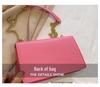 Korean Style Women's Versatile Crossbody Shoulder Bag with High-End Texture and Popular Chain Design
