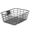 Captain Stag Y-5256 Front Basket, Wire Basket, Front Use, Square, Shallow, Black