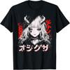 Anime Goth Dívka Japonská Estetika Grunge Hororové Tričko