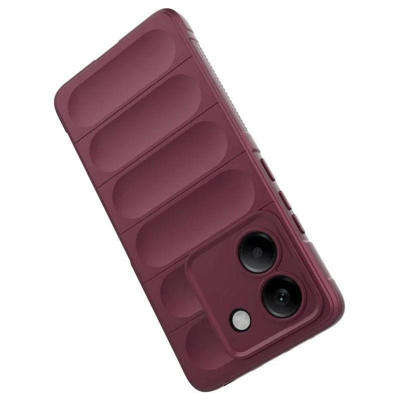 For Xiaomi Poco M7 Pro 5G TPU Case WANLONFENG HD Series Anti Slip Phone Cover with Tempered Glass