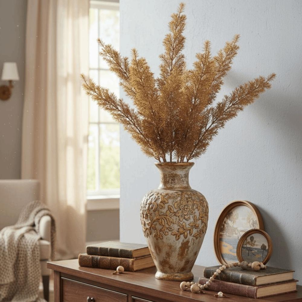 Flower Arrangement 72cm Artificial Plant Branch Lifelike Handmade Artificial Greenery Plastic DIY Fake Plants Gift Giving