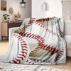 1pc Baseball Throw Blanket, Bed Blanket, Warm Cozy Soft Blanket For Couch Bed Sofa Office Camping