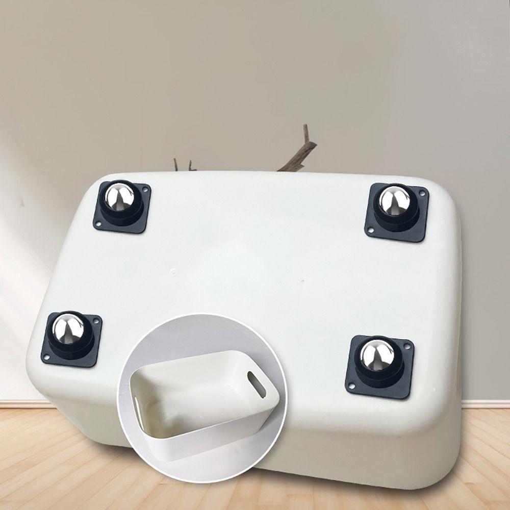 4Pcs/Set 360° Rotation Self-adhesive Universal Caster Steel Ball Moving Accessories Bedside Table