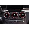 For Mercedes-Benz GLC 2016-21 Aluminum Red Console Air Outlet Vent Ring Decor