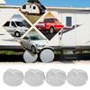 4Pcs 27  29  Wheel Tire Tyre Silver Protection Cover for Car Jeep RV SUV Truck Trailer