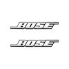BOSE Letter Logo Badge aluminum 3D car audio stickers For bmw Dacia Alfa Romeo Lada Skoda Hyundai Infiniti Volvo Jaguar