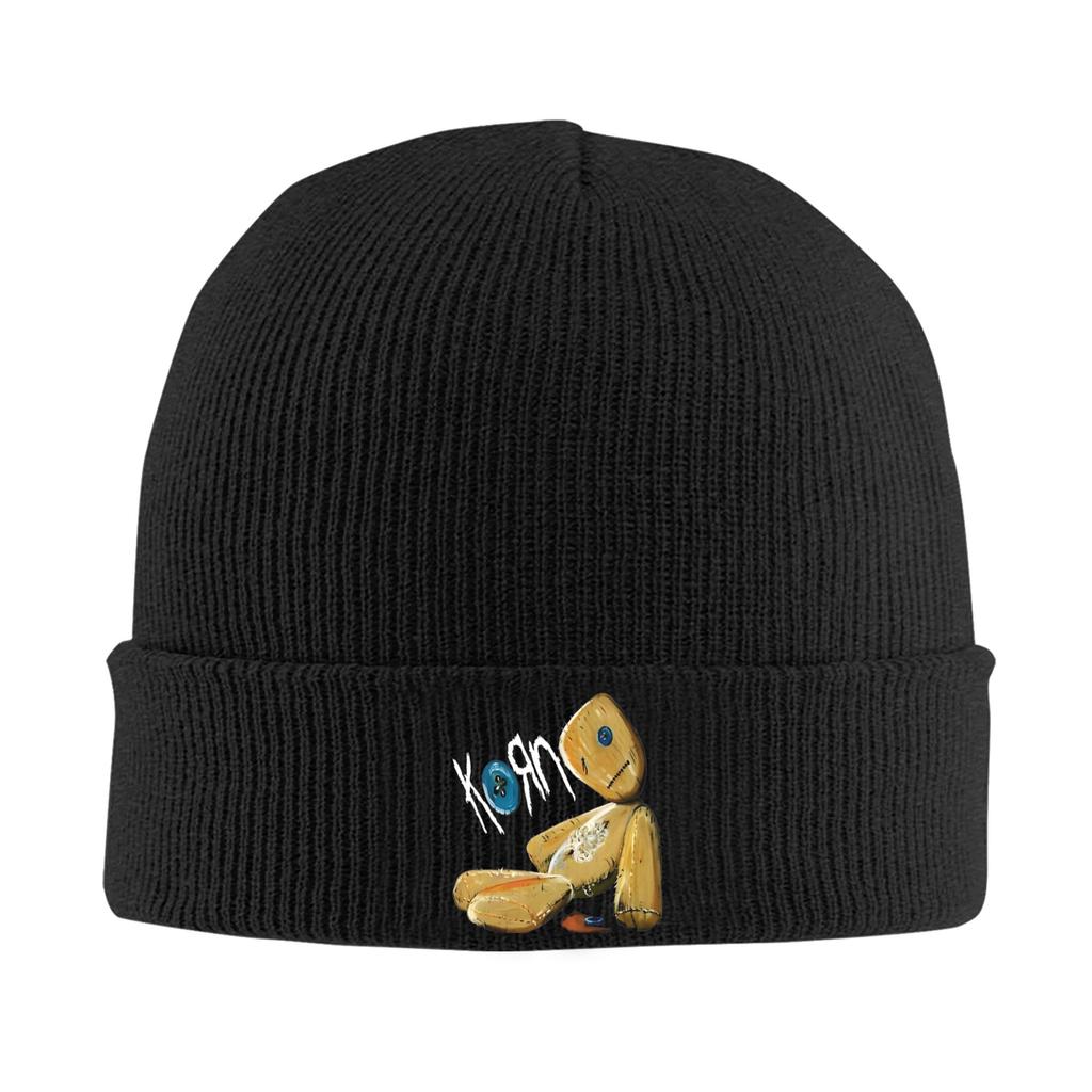 Korns Rock Band Knitted Hat Beanies Autumn Winter Hats Warm Acrylic Street Korn WORLD TOUR Music Caps for Men Women Gift