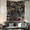 Smoker Dark Tapestry Wallmounted Background Cloth Home Decor Homestay Soft Decoration Tapestry Wall Decoration