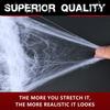 Luminous Spider Webs Halloween Decoration Super Stretch Cobwebs Decoration with Fake Spiders for Parties Haunted Houses