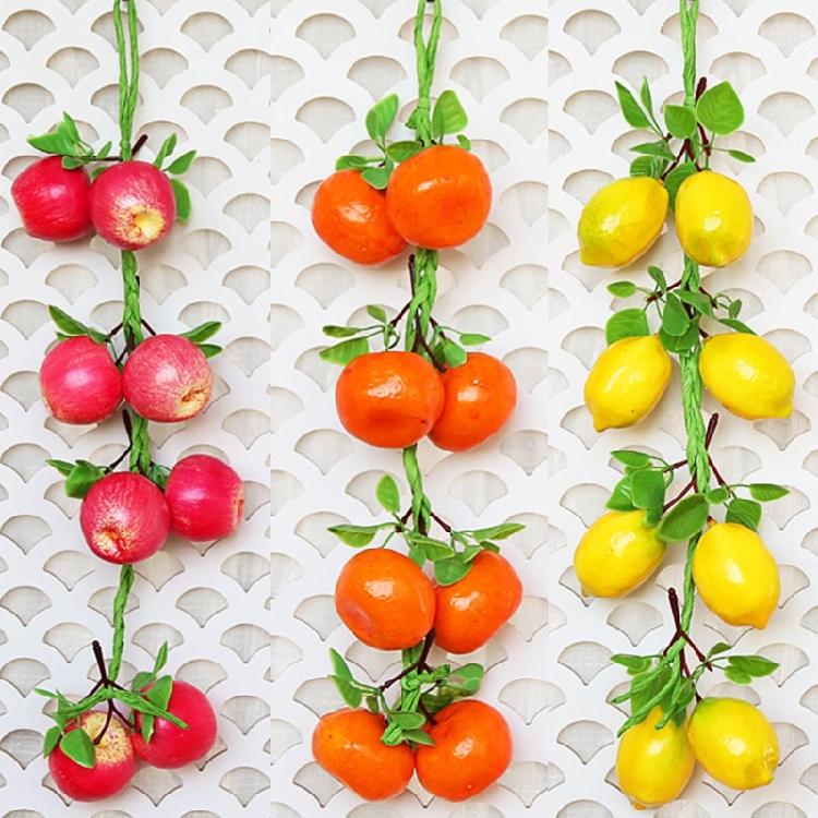 Artificial Vegetable and Fruit String for Different Settings Hanging Garlands