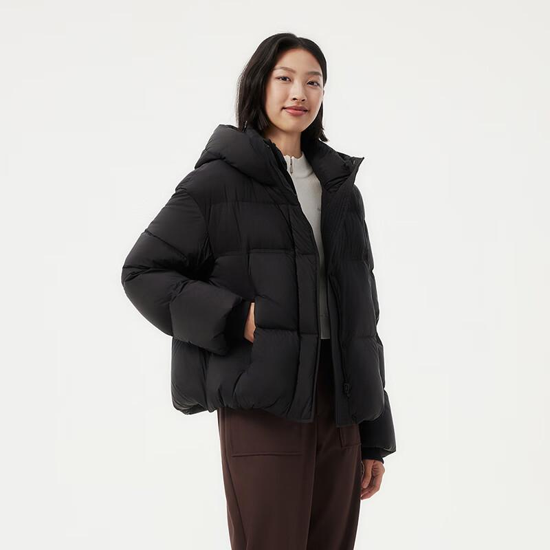 Tanboer Women's Short Hooded Puffer Down Jacket TBF530360Z