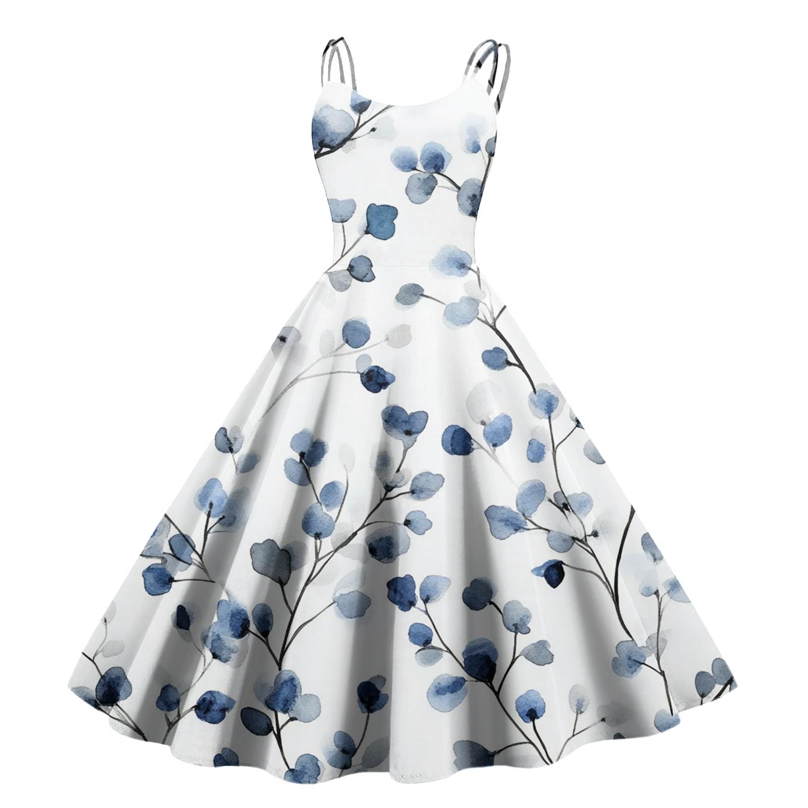 

Женское сексуальное платье с открытыми плечами в стиле панк-винтаж с цветочным принтом XL