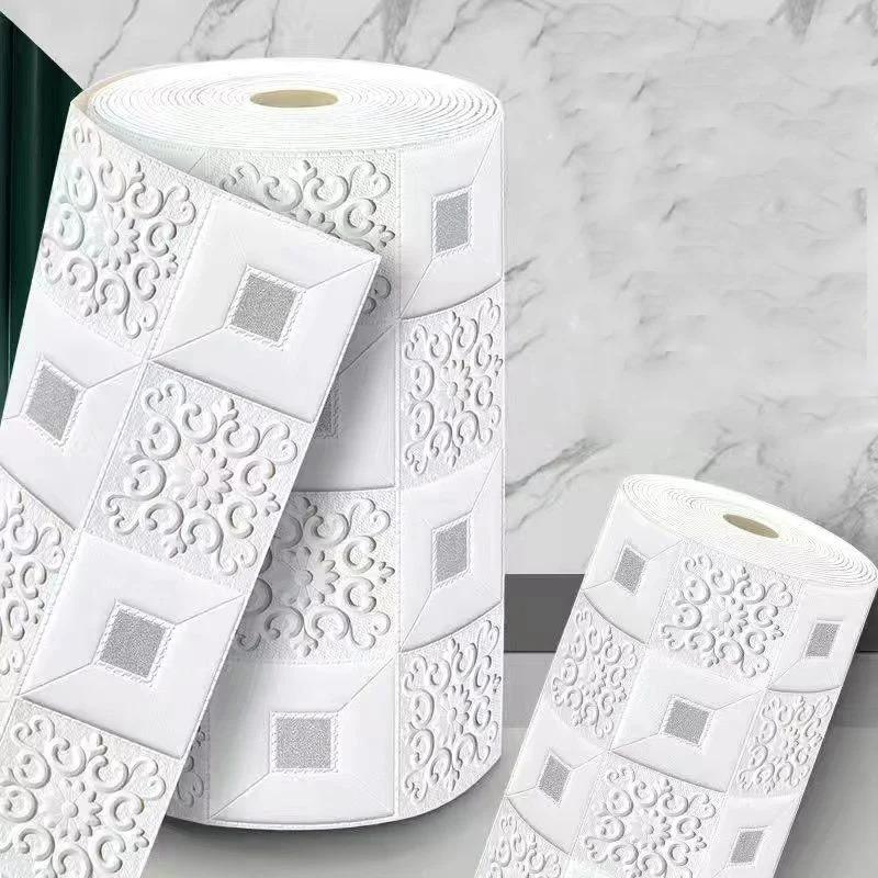 Decorative waterproof and moisture-proof 3D brick patterned wall panel wallpaper DIY living room bedroom kitchen background wall