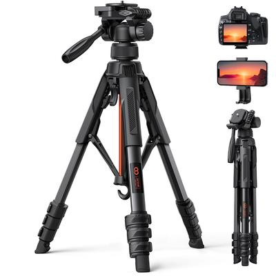 Leg Camera 8kg Load 170cm Ball Photography Tripod Sturdy [75° Spread] Tripod, Capacity, 360° Rotation, Height, Lamicall Head, Stand, Extendable,
