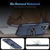 For TECNO Pova 7 5G Case PC+TPU Drop Defend Phone Cover with Ring Kickstand
