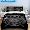 Viking Ship At Sea 3pcs Bedding,Including 1pc Duvet Cover And 2pcs Pillowcases Perfect for Christmas,Ideal for Bedroom, Dormitory