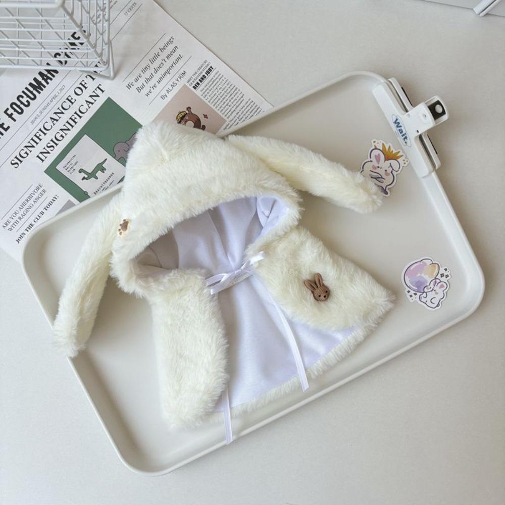 

Плющевая накидка 20 см Одежда для хлопковой куклы Кролик Одежда для куклы без атрибутов Детский подарок style 3