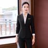 Women's New Chinese Style Collarless Professional Suit Set