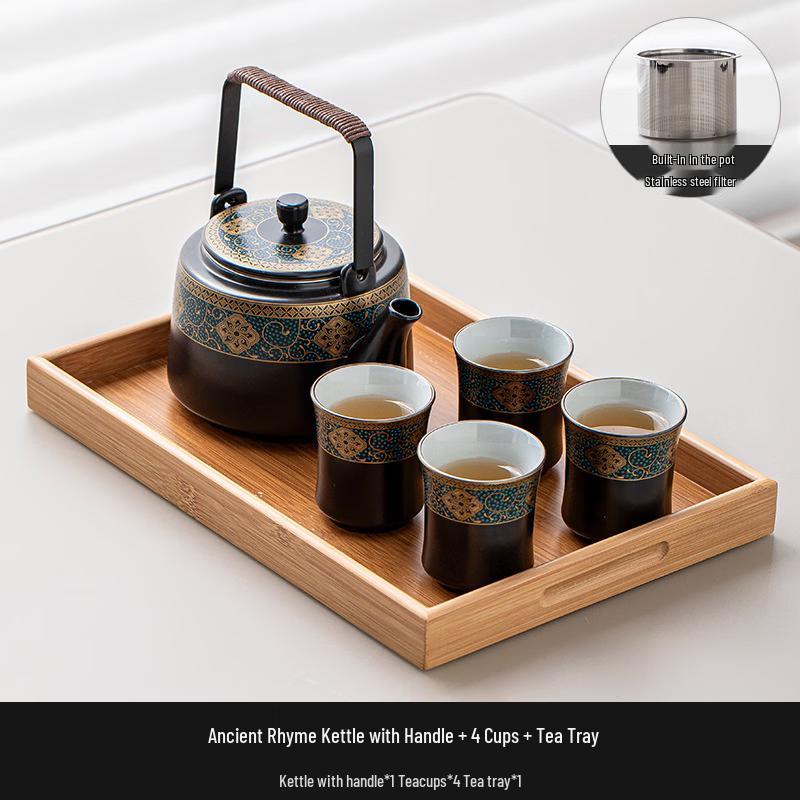 Ancient Charm Underglaze Ceramic Tea Set 1