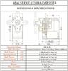 EMAX ES08A II Analog Servo 8.6g | Plastic Gears | 15T Horn Mount Kit | Compatible with Axial SCX24 RC | Aluminum Alloy, 23x11.5x24 Mm