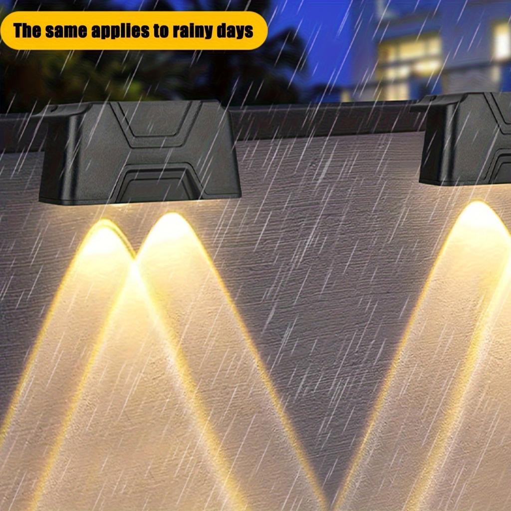 Solar Lights Motion Sensor Lights Outdoor, Solar Powered Security lights Permanent On All Night/Smart Brightness Control for Hom