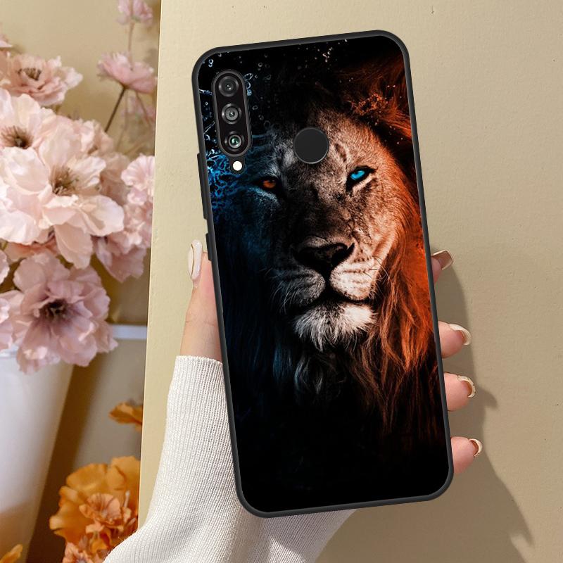 King of Jungle Lion For Huawei Nova 10 SE 9 3i 7i 8i 11i 12i Y73 Y90 Y70 Y72 Y61 Y91 P60 Pro P40 P30 Lite Case