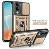 For Vivo Y29S 5G Case Vivo Y04 Cover Iqoo Z10 Lite T4 Lite Magnetic Ring Holder Armor Phone Case Slide Camera Protect Back Cover