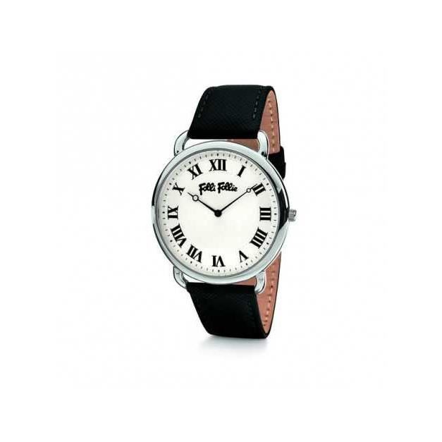 Montre Femme - Folli Follie - WF16T014SP - Ø 35 mm - Cuir Noir - Quartz