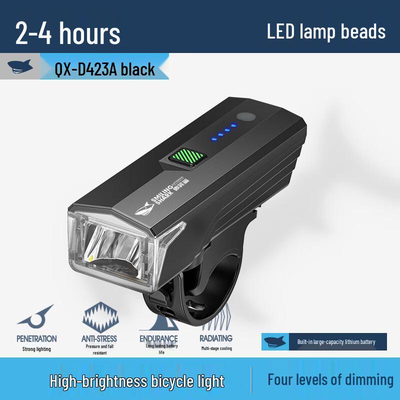 Smiley Shark D423 Bicycle Headlight