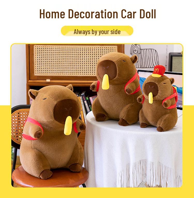 Capybara Plush Toy: Soothing Stuffed Animal Doll for Kids