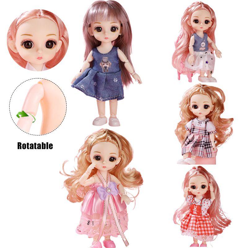 66in Bjd Princess Dolls Movable Joints 112 Mini Model Toys Kids Gift Birthday