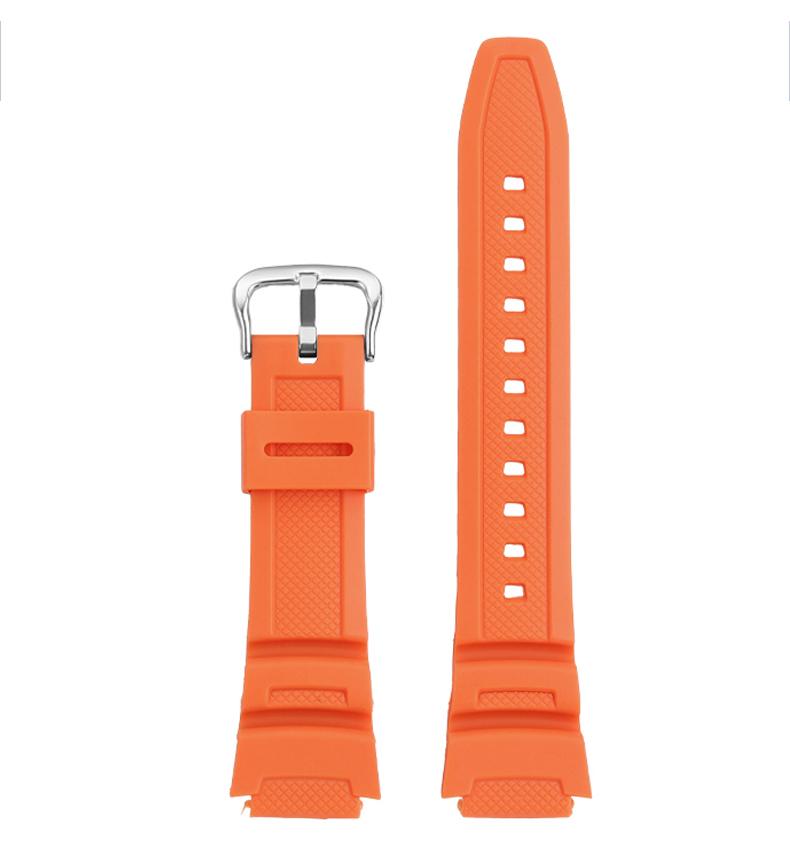 Armband für Casio G-Shock AQ-S810W AE-1000W SGW-400H/300H/500H W-735H W-216H MRW-200H AEQ-110W Gummi Silikon Uhrenarmband 18mm