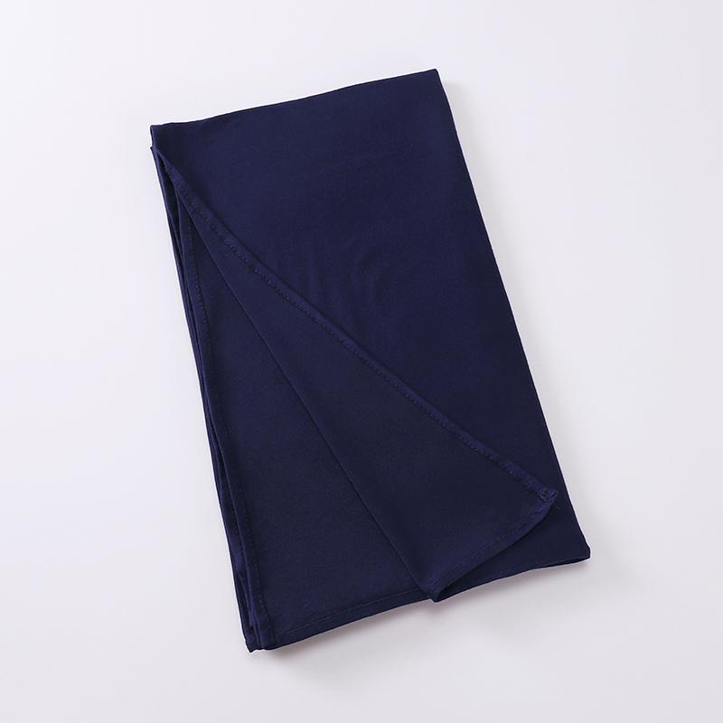 Ready To Wear Premium Instant Cotton Jersey Hijab Good Stitch Stretchy Jersey Scarf Plain Muslim Shawls Turban Headwraps