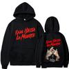 Anuel AA Printed Hoodies Sweatshirt Coat Real Hasta La Muerte Casual Tracksuit Costume Women Clothing Anime Pullover Hoodie
