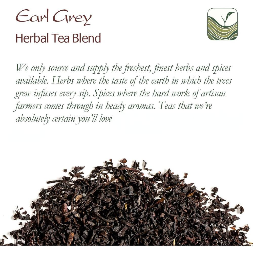 Earl Grey Black Tea Natural Bergamot Oil Energy Herbal Detox Blend 250g
