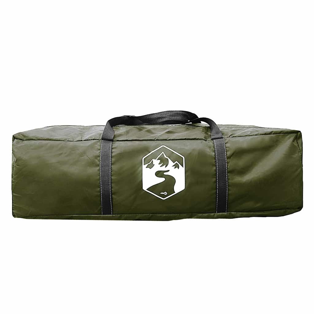 Vidaxl Tourist Tent, 4-Person, Tunnel, Olive, Waterproof