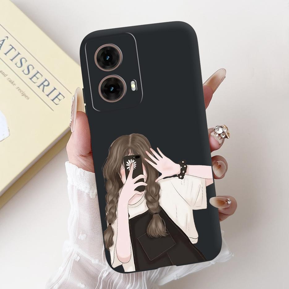 For Motorola Moto G85 5G Case XT2427-1 Luxury Candy Painted Cover Soft TPU Phone Case For Moto G35 G 55 85 MotoG55 MotoG85 Shell