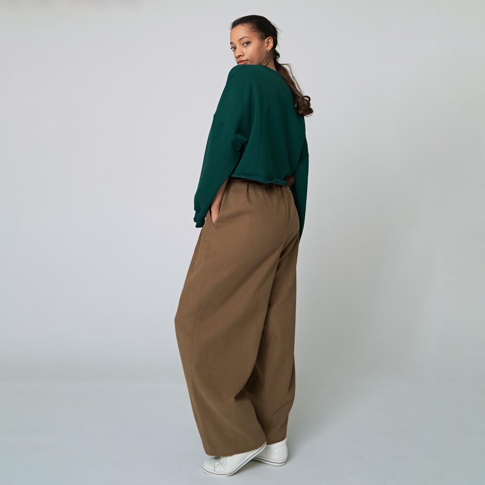ATHPLATFORM Au22Pt08 Slung Pants_Beige