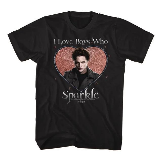 Camiseta Twilight I Love Boys Who Sparkle S