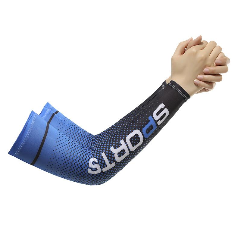 Sun protection ice sleeves for men and women, summer multi-color driving ice silk arm sleeves, UV protection ice sleeves, 2 pairs pack