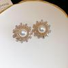 Silver Needle Cross-Border Tassel Earrings: Women's Versatile, Stylish Studs with a Unique, Trendy Design.