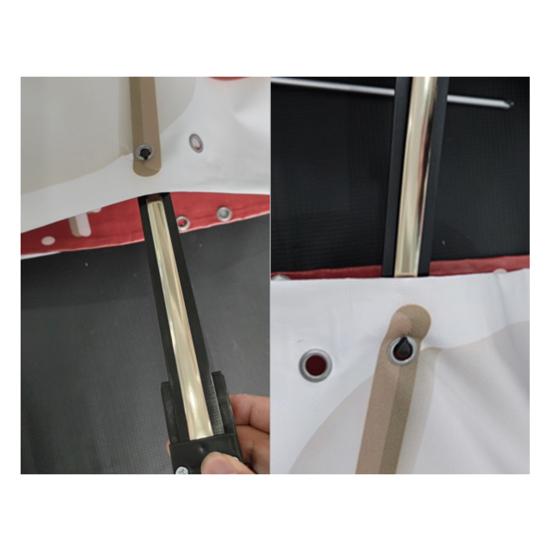 4/6 Stück Weihnachts-Garagentor-Banner-Clips Federhalterung Schnellinstallation Festliche Garagentor-Aufhänger