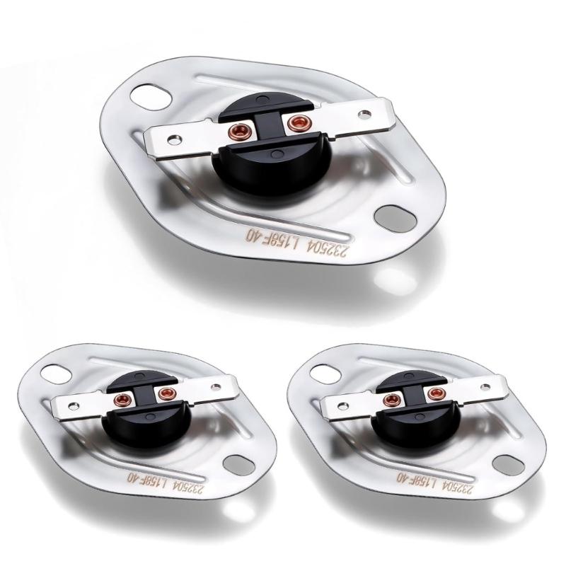 3Pcs Auto Resetting Temperature Limit Switches 232504 High Temperature Resistant Campers Limit Switches Easy Install
